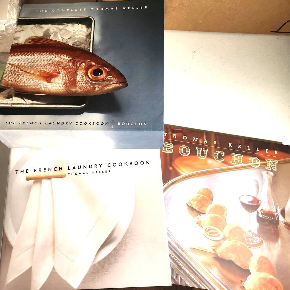 The Complete Thomas Keller Cookbook Set: The French Laundry & Bouchon RARE FIND
